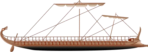 la trirème athénienne classique